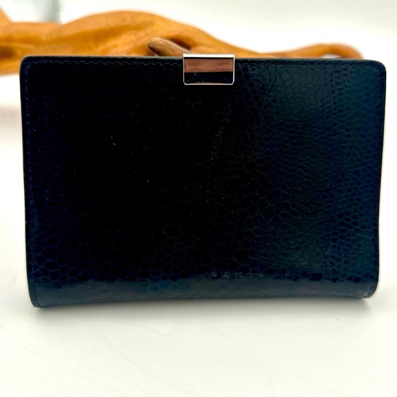 NWT/NEW - Levenger Pocket Jott | Obsidian (Black) Pebbled Leather | Chrome Pen - Picture 2 of 12